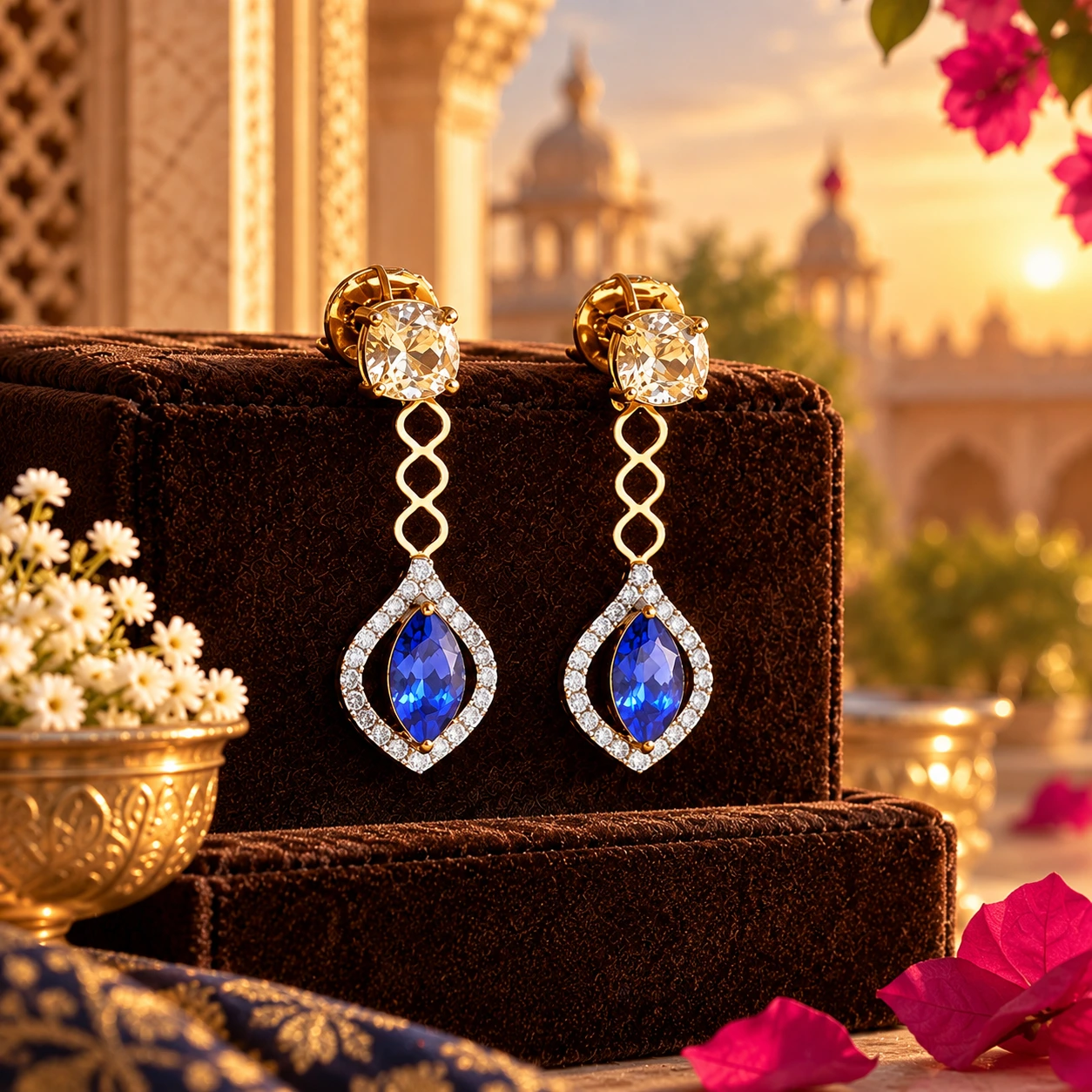 Tanzanite Drop Earrings